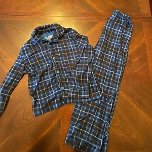Boys Plaid Pajama Set